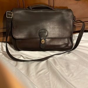 Vintage Coach Messenger Bag, brown